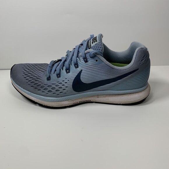 Nike Women's Size 8 Air Zoom Pegasus 34 Flywire Running Shoes 880560-400 Gray - Picture 3 of 10